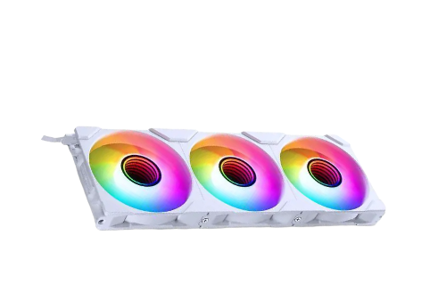 Phanteks M25 Reversed Blade Cooling Fans -120mm (Set of 3) (White)