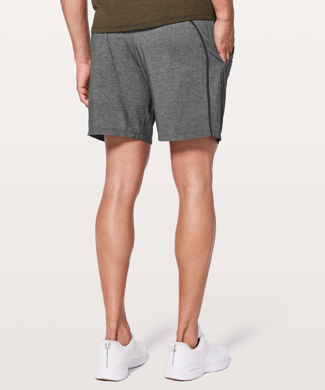 Men's Pace Breaker Linerless Short 7" (Onyx Grey)
