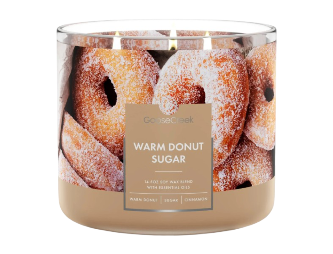 Warm Donut Sugar 3-Wick Candle - 411g