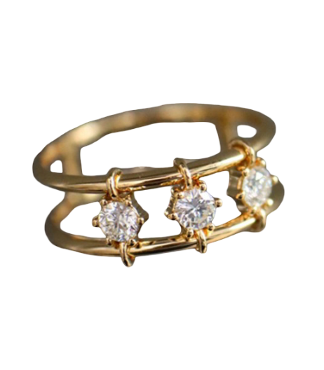 Glamorous Cubic Zirconia Ring