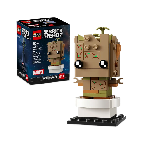 Brick Headz Mini Figure: Potted Groot (Marvel)