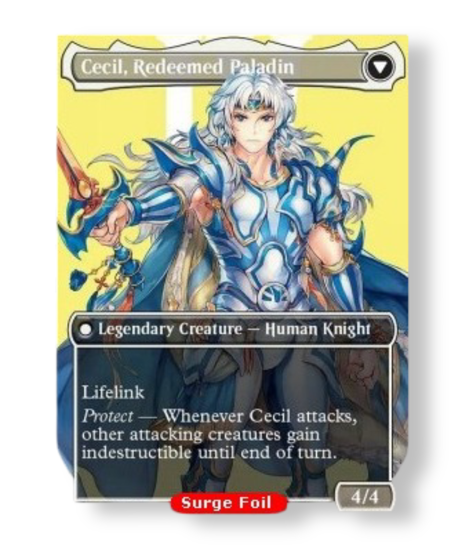 Cecil Dark Knight Redeemed Paladin (V.3): The Gathering Final Fantasy