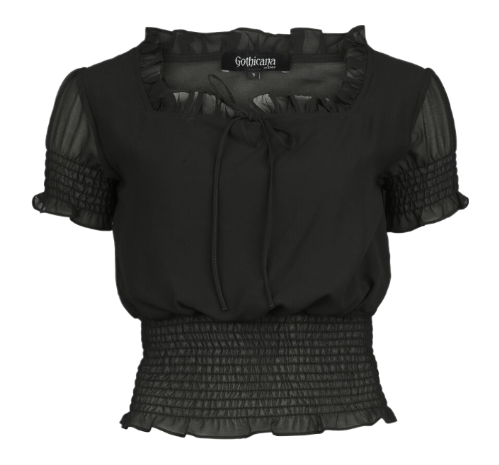 Gothicana Top T-Shirt (Black)