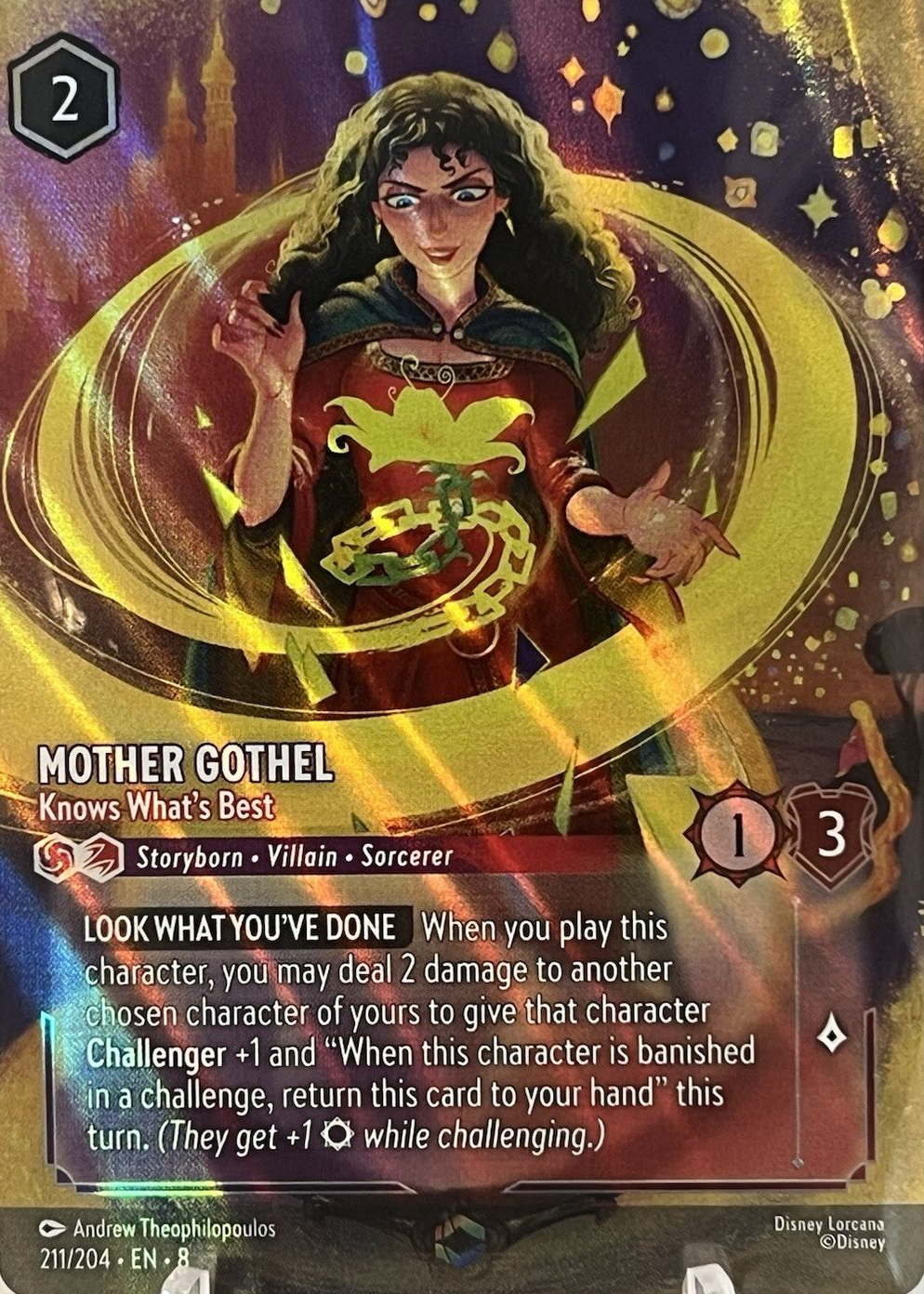 Disney Lorcana: Mother Gothel Knows What's Best (V2 - Reign of Jafar)