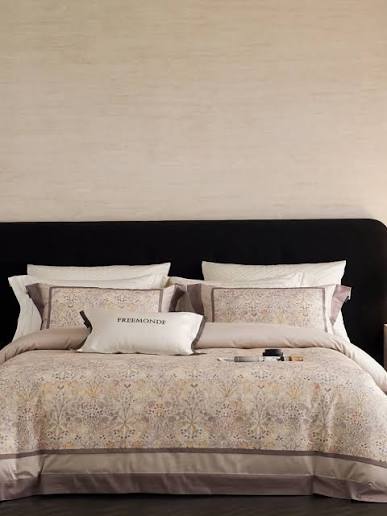 Oriental Trail Quilt Cover Set King (Mineral)