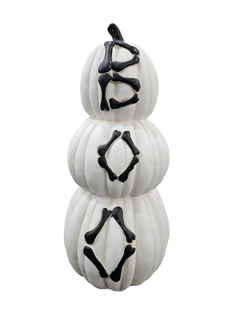 Tk Maxx: Homesense Halloween Stacked Pumpkins Ornament Decoration