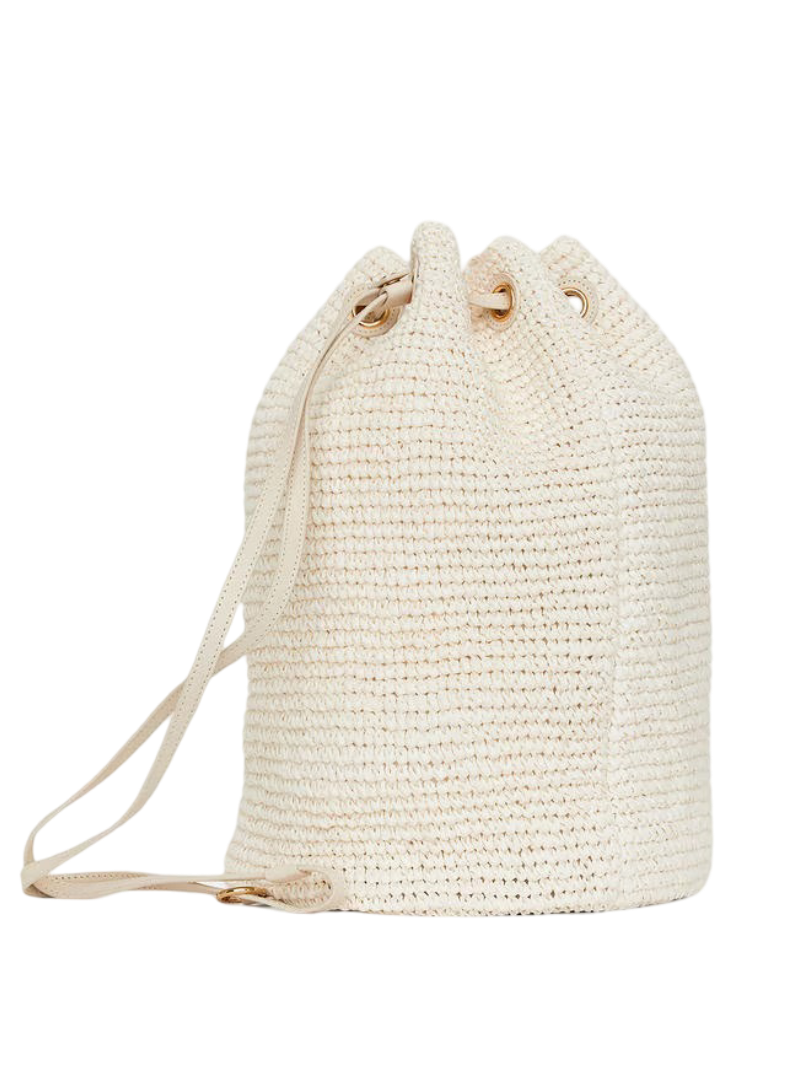 Straw Bag (White)