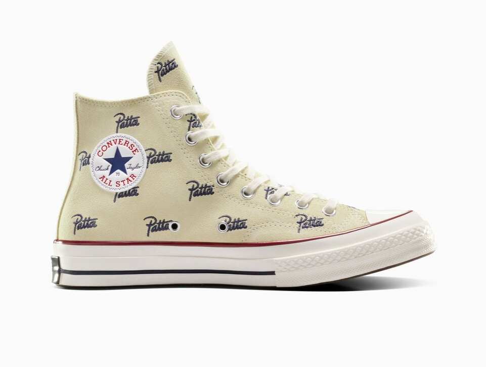 Converse x Patta Chuck 70 (Natural Ivory/Insignia Blue)