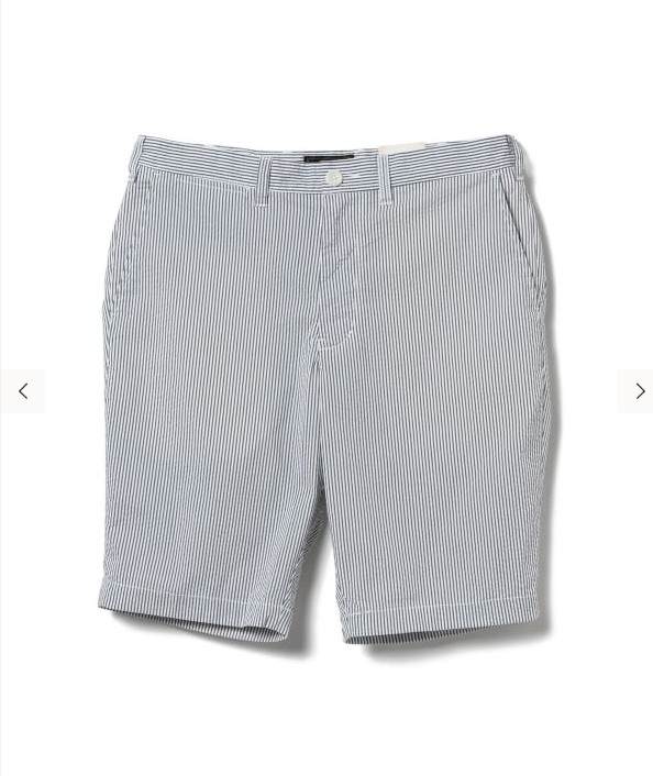 Beams Plus Ivy Shorts Coolmax (R) Seersucker (Navy)