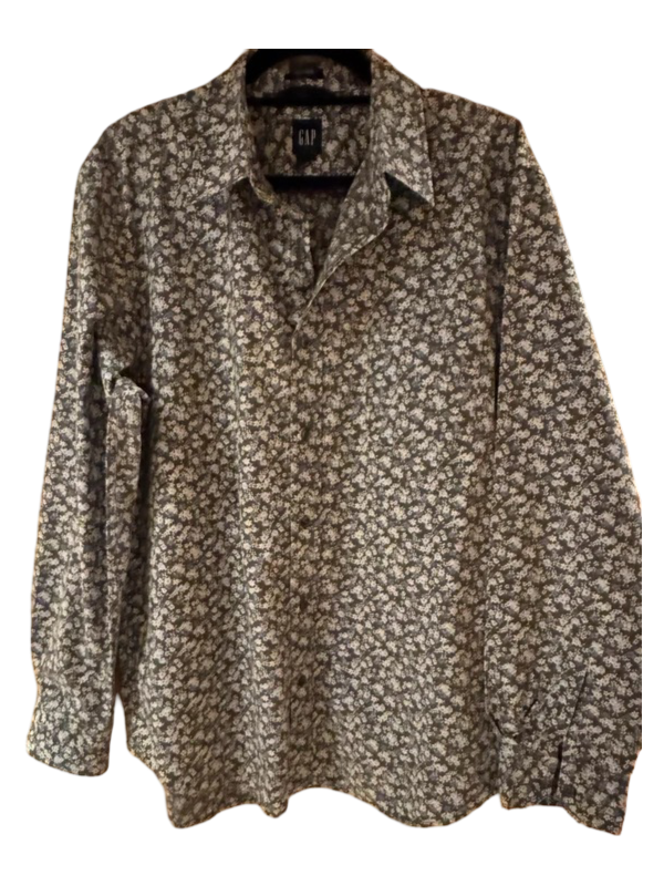 GAP: Patterned Shirt (Brown)