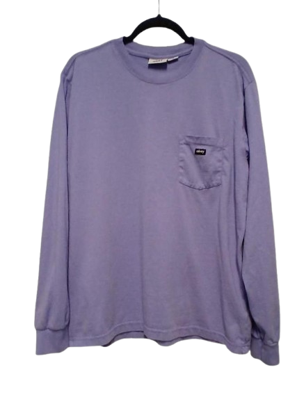 Obey: Men's Long-sleeve Shirt (Purple)