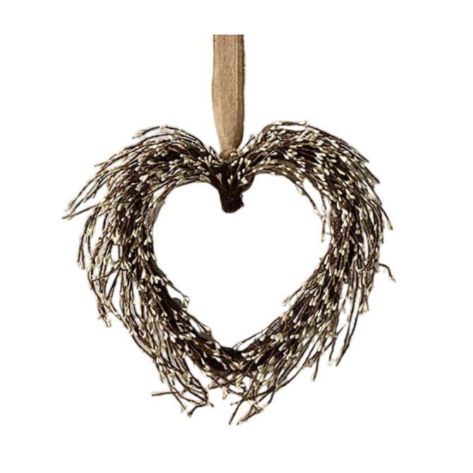 Spring Heart Wreath