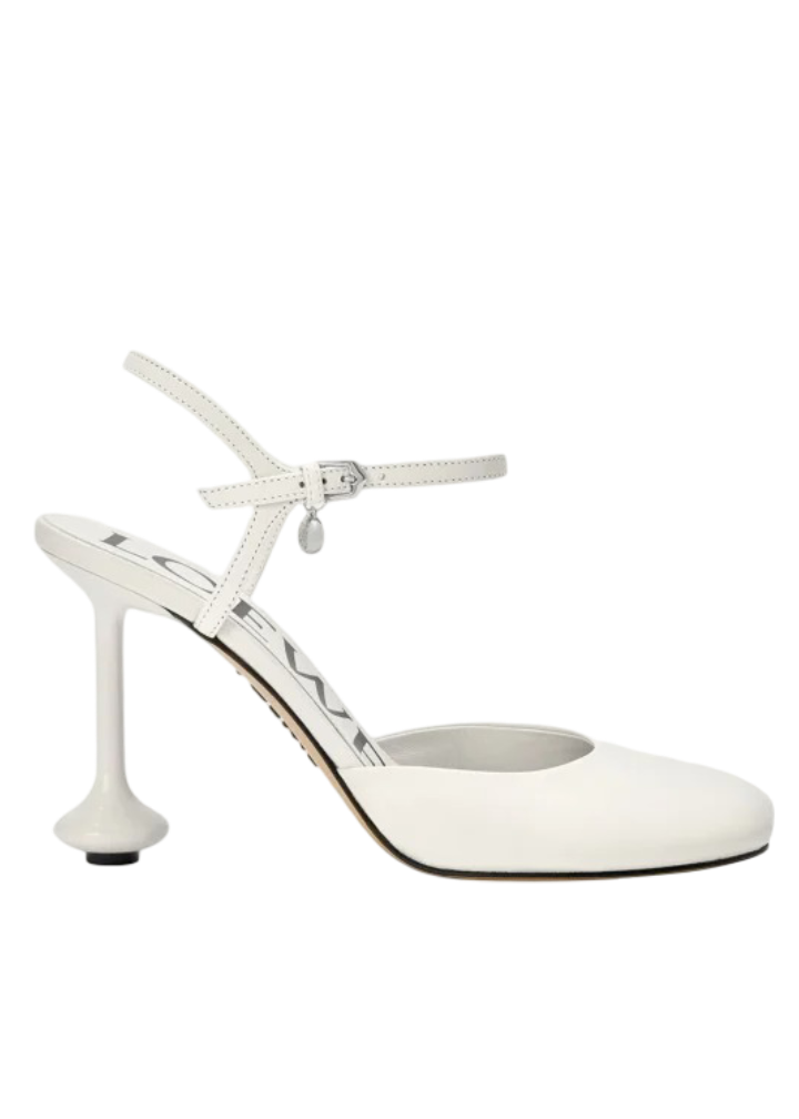 Loewe: Toy Leather Ankle Strap Pumps