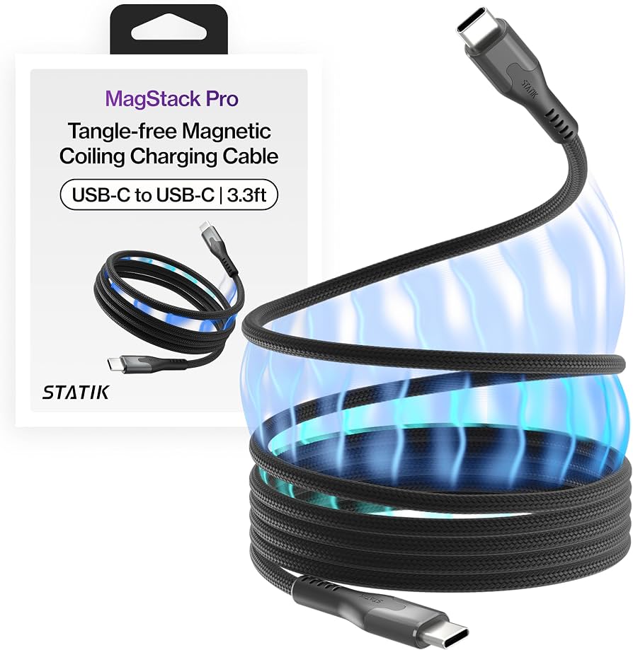 Statik: MagStack Pro USB-C to USB-C Charging Cable (100W)