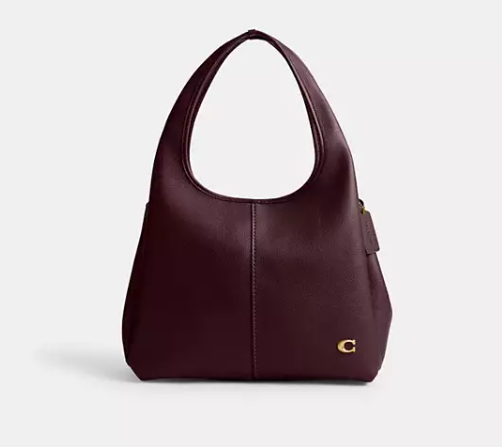 Lana Shoulder Bag (Brass/Merlot)