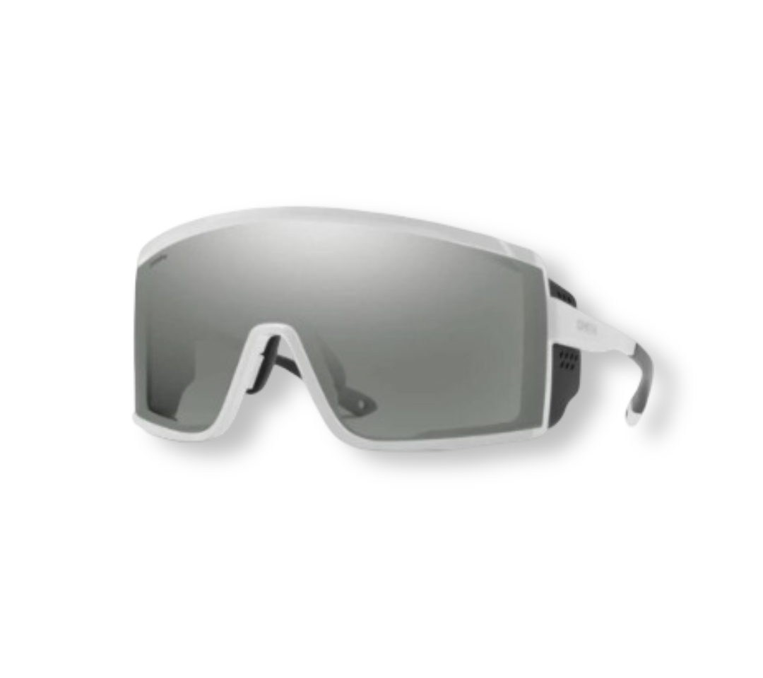 Smith Pursuit:  ChromaPop Platinum Mirror Sunglasses (White)