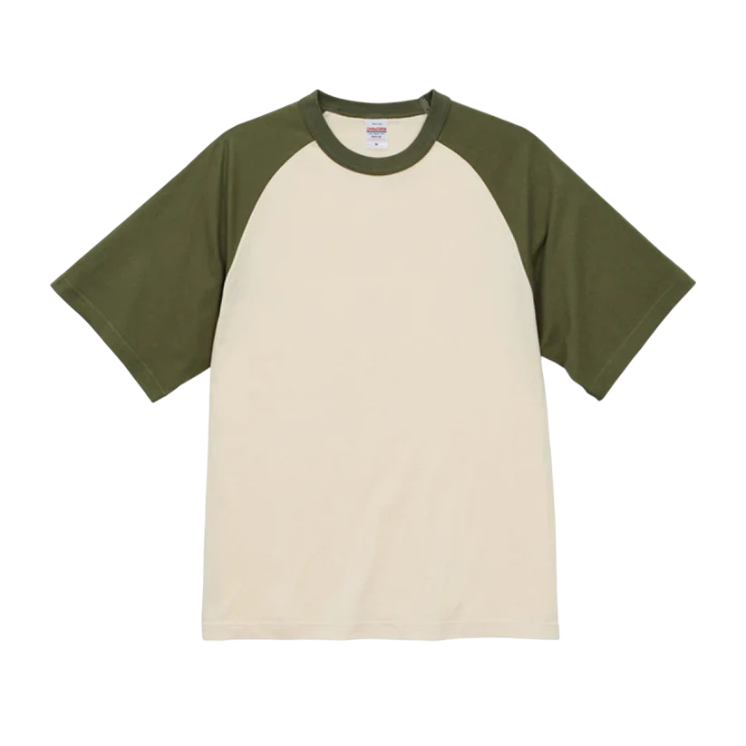 American Classic London: United Athle Raglan T-Shirt (Vintage Natural/Light Olive)