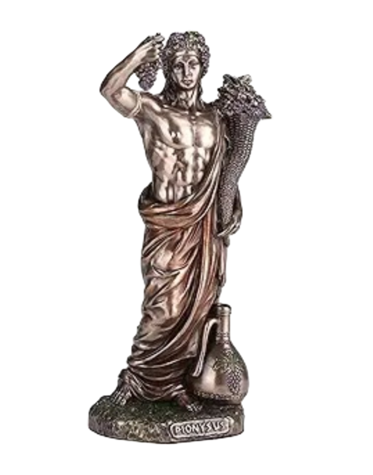 Veronese Design: Dionysus Greek God of Wine Antique Bronze Sculpture