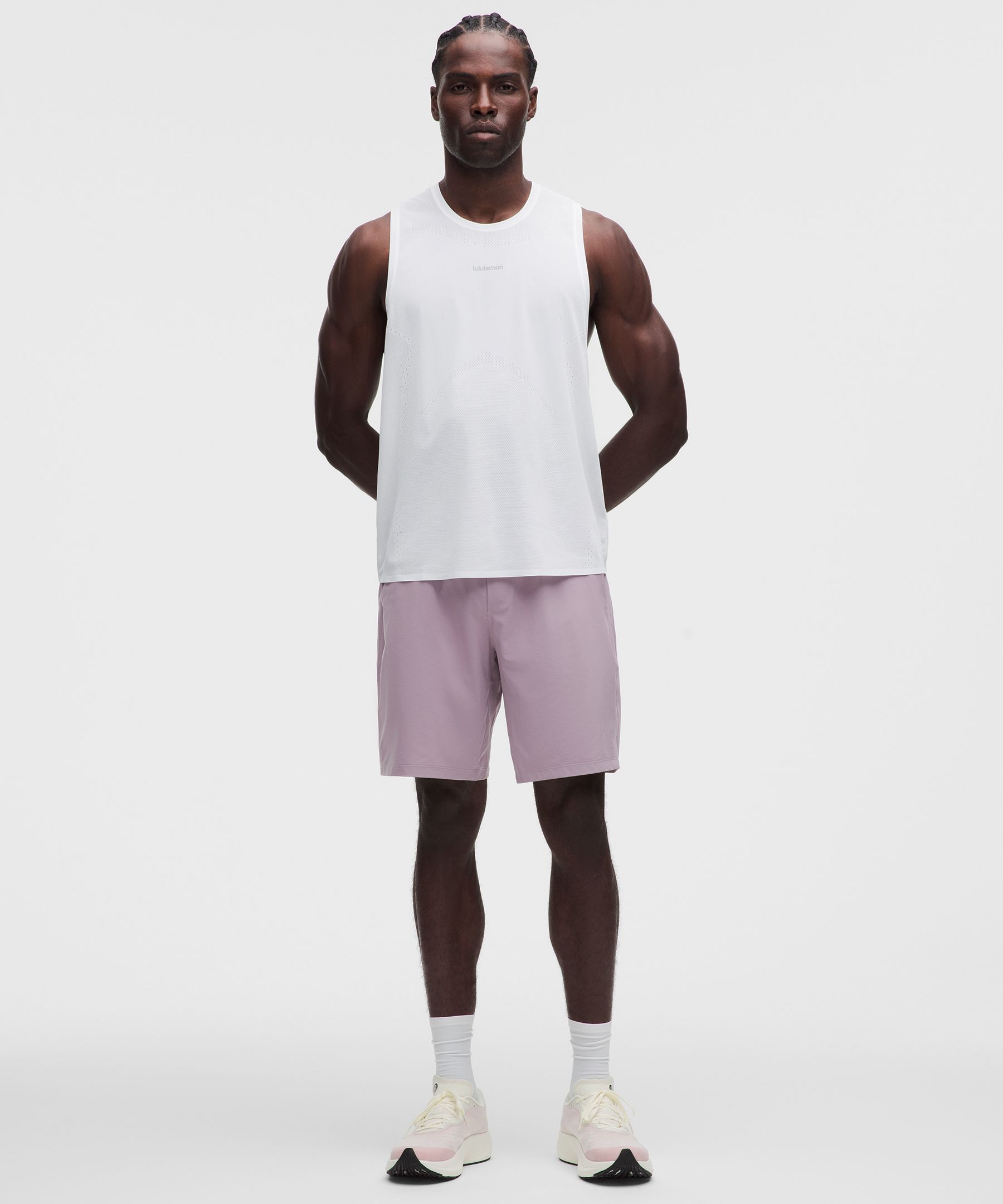 Men's Pace Breaker Linerless Short 9" (Lotus Lavender)
