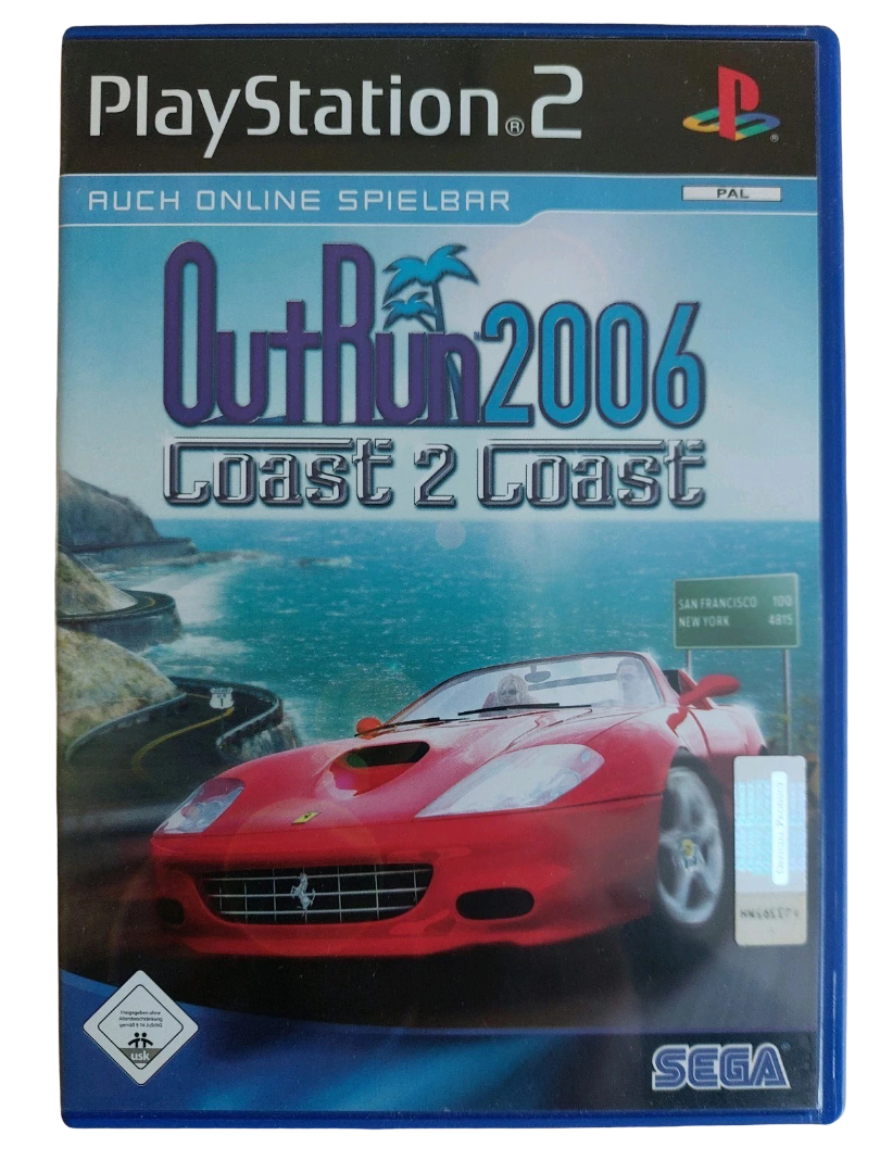 Sony Playstation 2: Outrun 2006 Coast To Coast (Video Game)