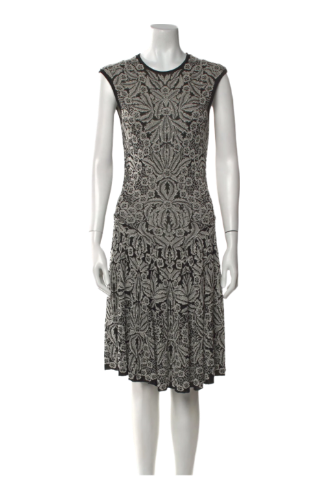 Alexander McQueen: Printed Knee-Length Dress