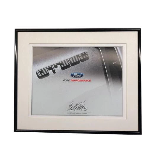 Certificate of Authenticity : Shelby GT350 2015-2020