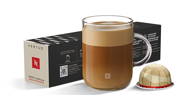 Vertuo Barista Creations: Sweet Vanilla Decaffeinato (50 Capsules)