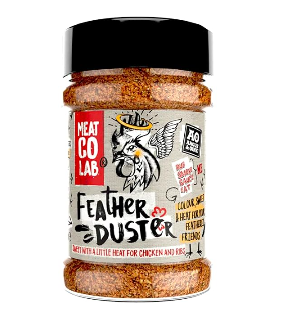 Angus & Oink: Feather Duster BBQ Rub (Sweet & Smoky Seasoning) 200g