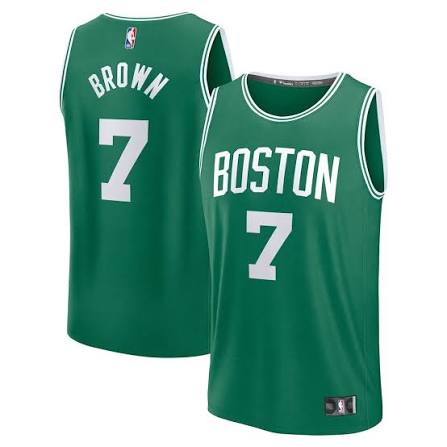 Youth Fanatics Jaylen Brown Boston Celtics Fast Break Replica Jersey (Kelly Green, Icon Edition)