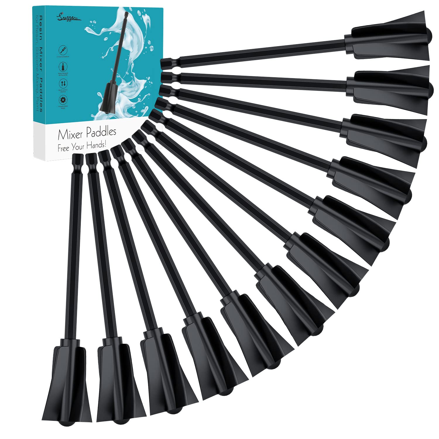 Suzzam: Silicone Resin Mixing Paddle (Pack of 4)
