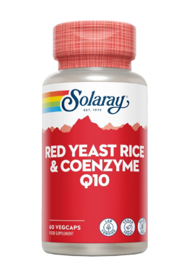 Solaray: Red Yeast Rice & CoQ10 - 60 Vegan Capsules