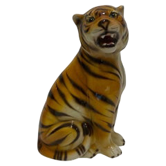 Ceramic Tiger Figurine