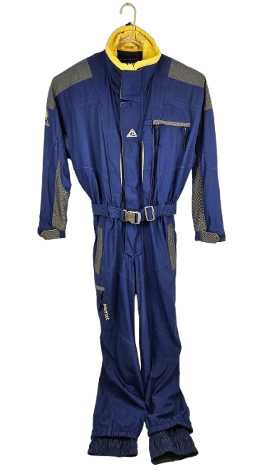 Marmot: Men's Coveralls Snow Suit (Blue Yellow)