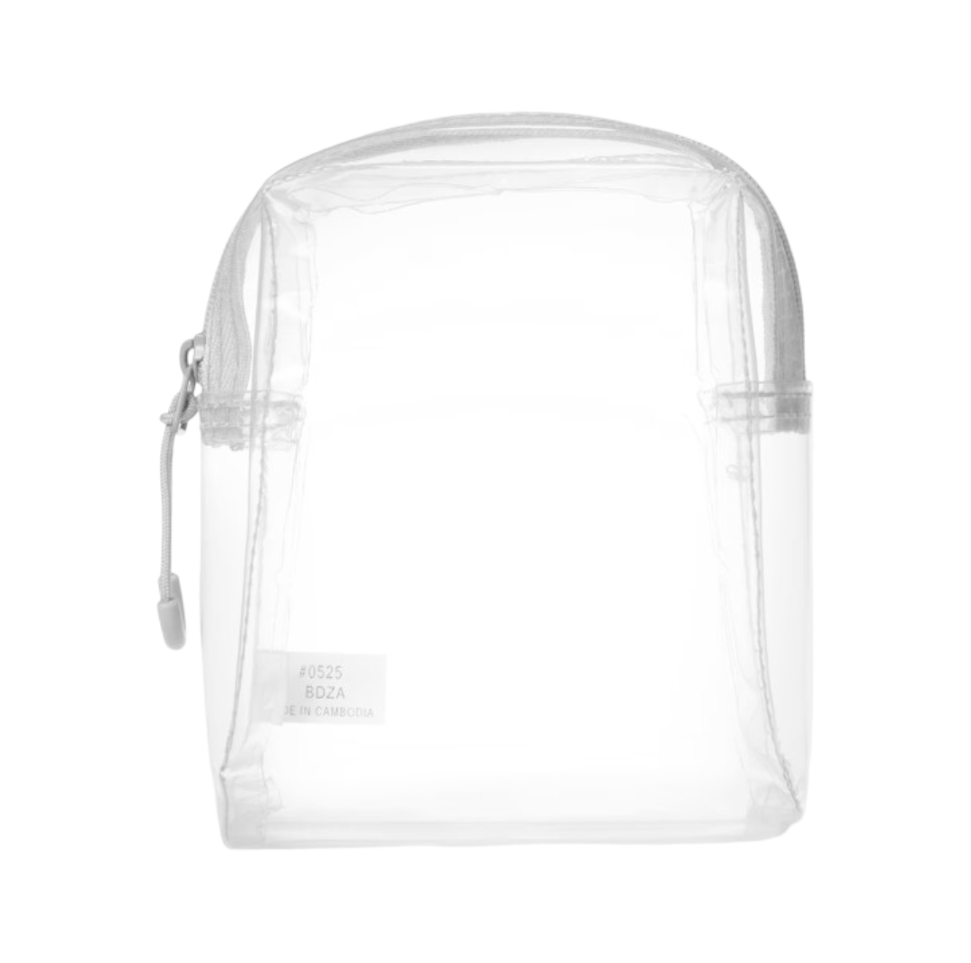 TPU Clear Case With Gusset Half-size (12 X 10 X 4cm)