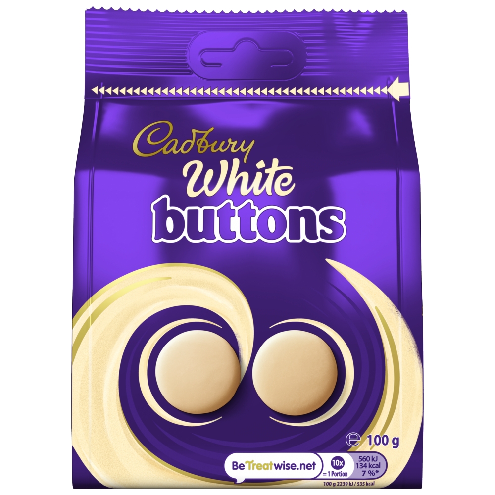 Cadbury: Dairy Milk Giant Buttons Chocolate Bag (100g)