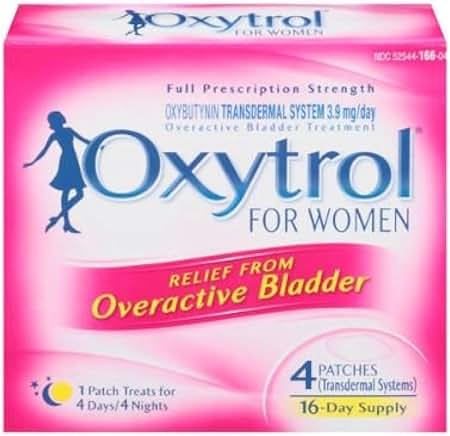 Women's Oxytrol: Overactive Bladder Transdermal Patch (Pack of 8)
