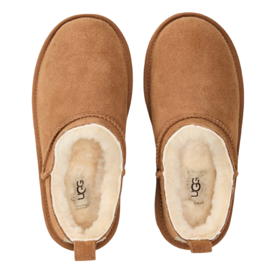 UGG: Classic Micro Shearling Slippers (Camel)