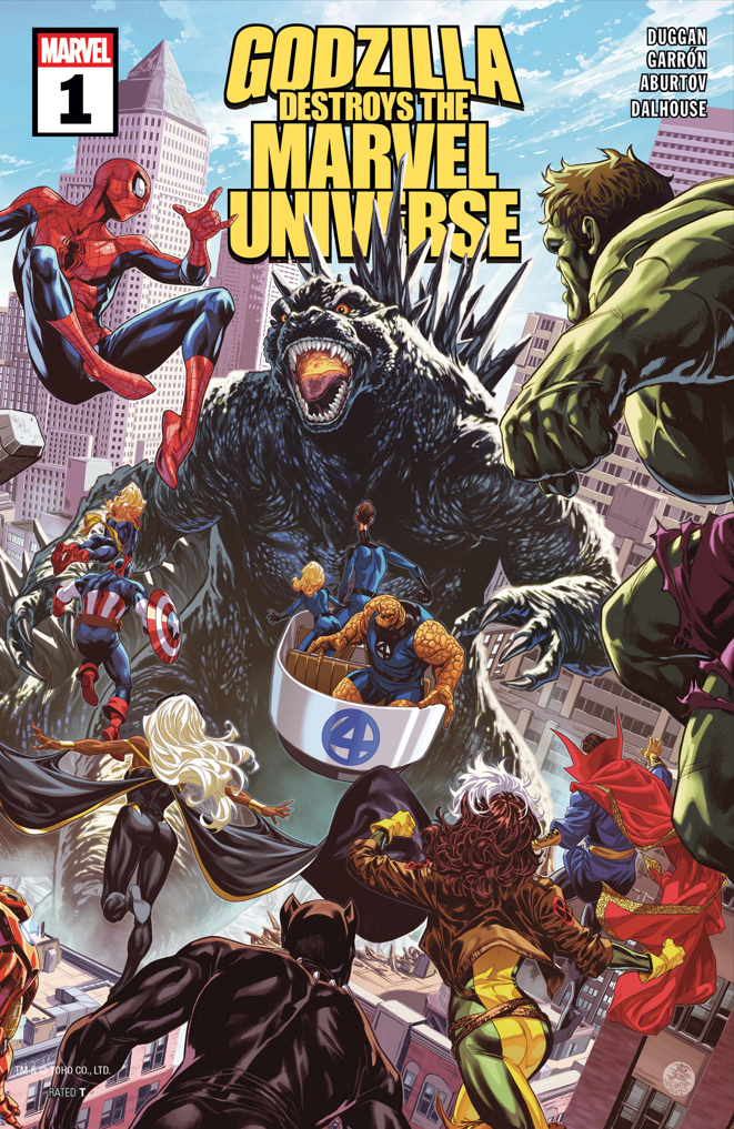 No 1: Godzilla Destroys The Marvel Universe