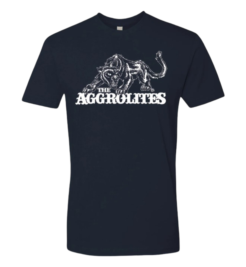 The Aggrolites:  Aggropanther - T-Shirt (Navy Blue)