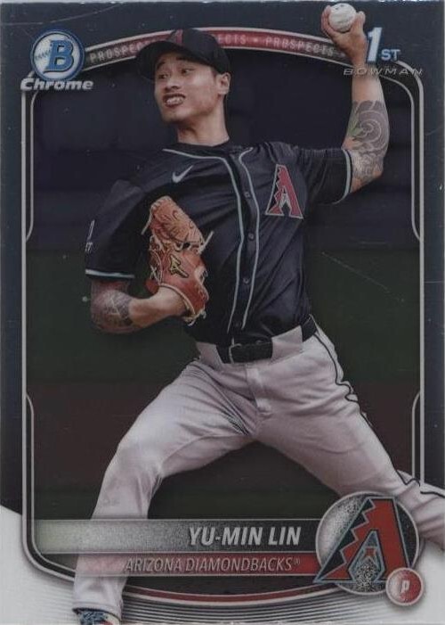 2025 Bowman Chrome Prospects #BCP27 Yu-Min Lin