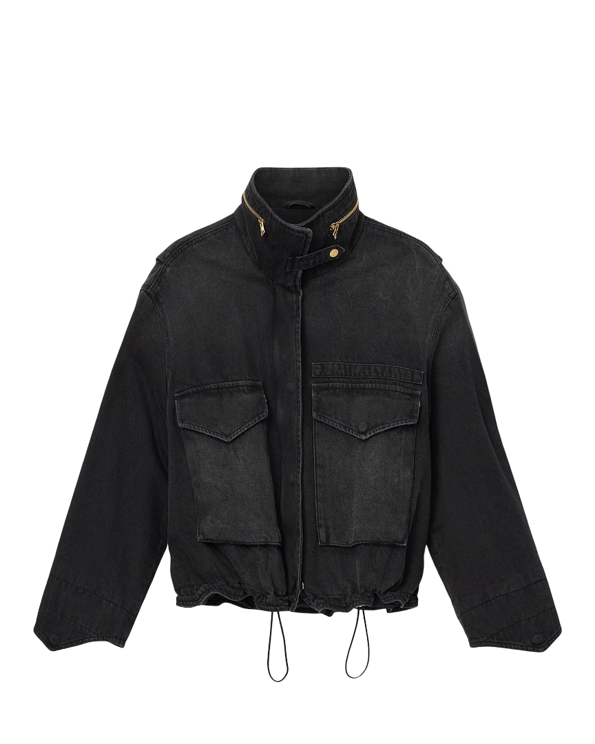 Clay Denim Cropped Jacket