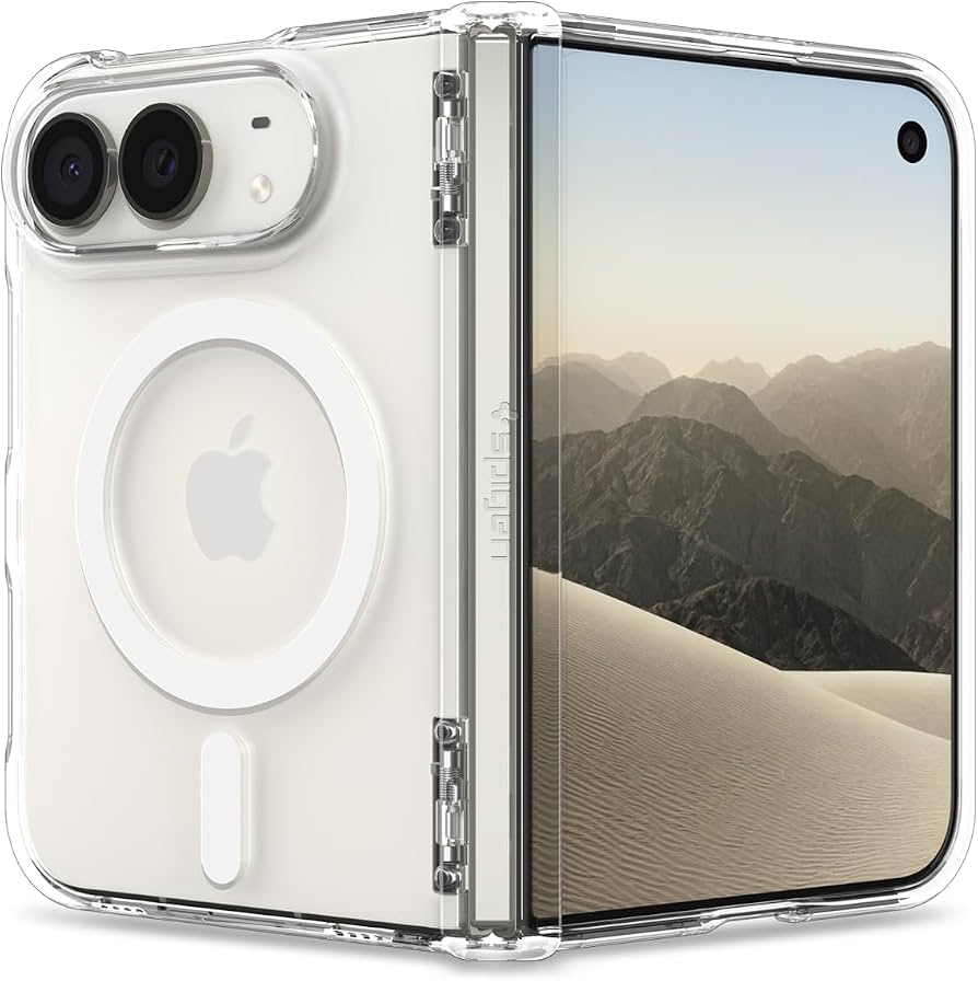 Spigen: Ultra Hybrid Pro MagFit Phone Case for iPhone Duo (Clear White)