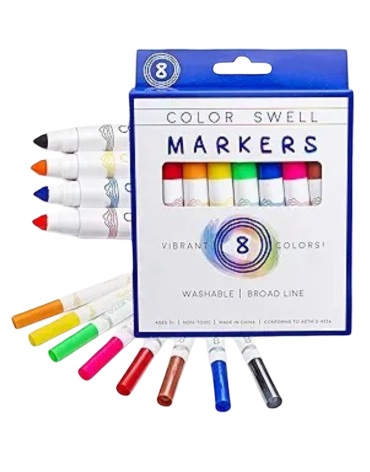 Color Swell: Washable Broad Line Markers (Pack of 8)