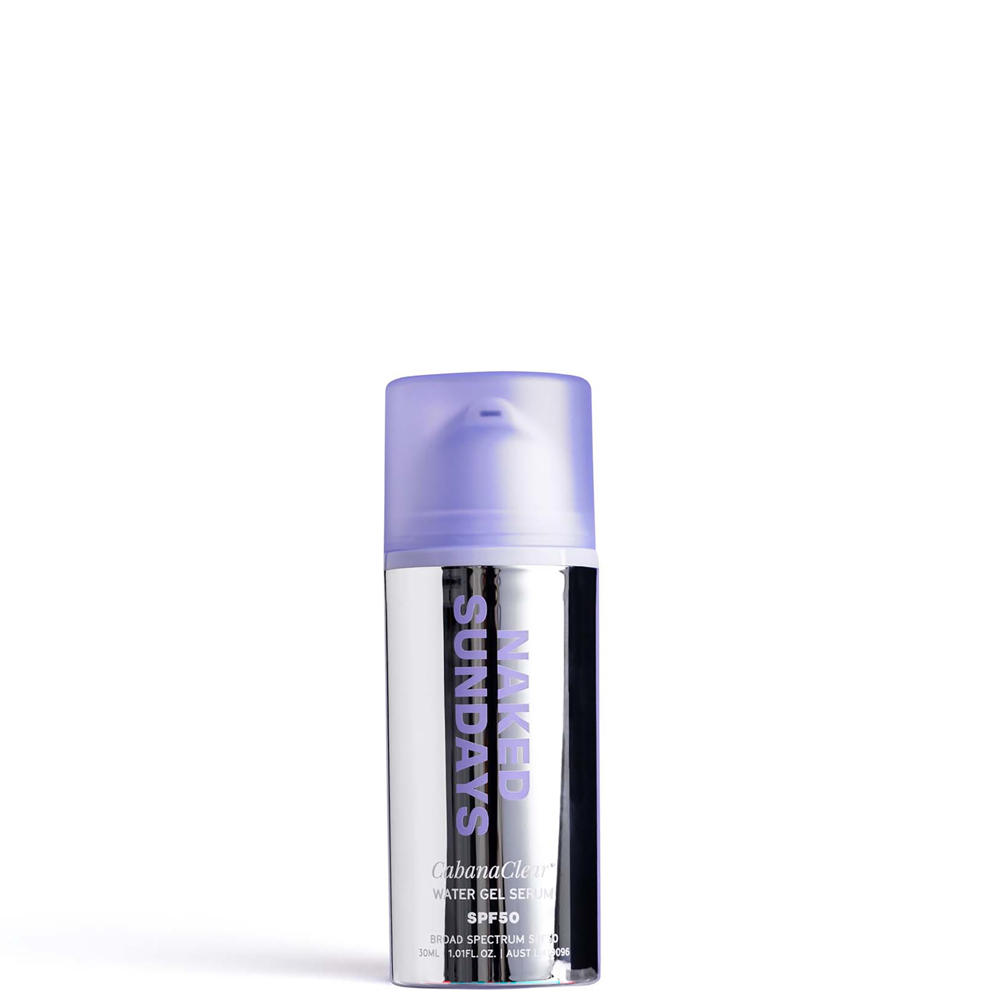 Naked Sundays: CabanaClear Water Gel Serum Sunscreen SPF50+ - 30ml
