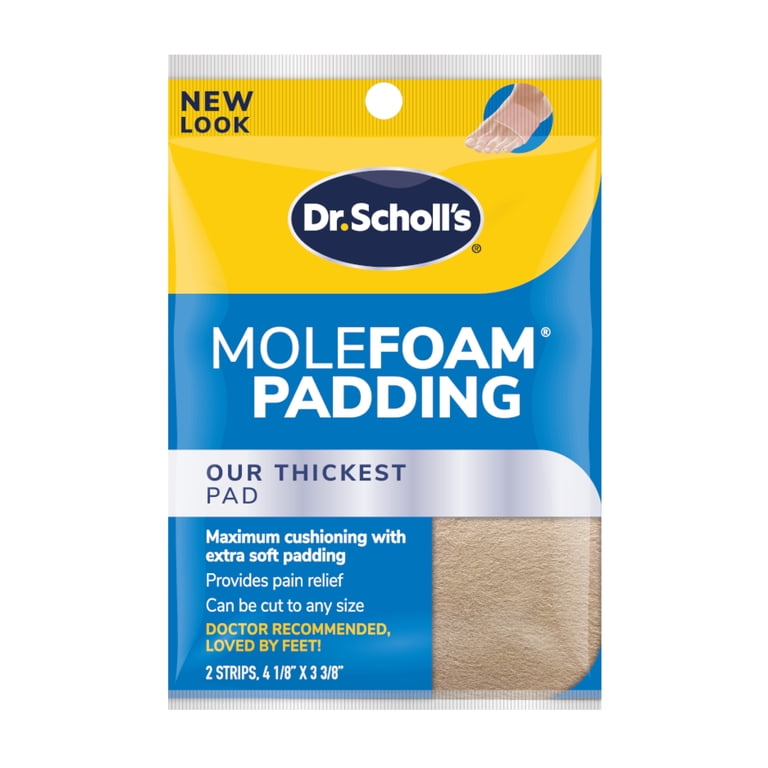 Dr. Scholl's Molefoam Padding Strips (2Ct, Pack of 3)