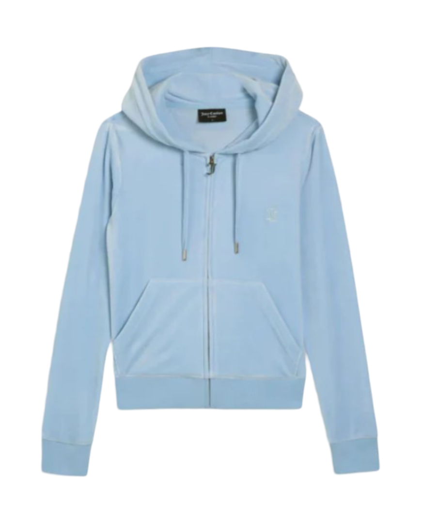 Classic Velour Robertson Hoodie (Powder Blue)
