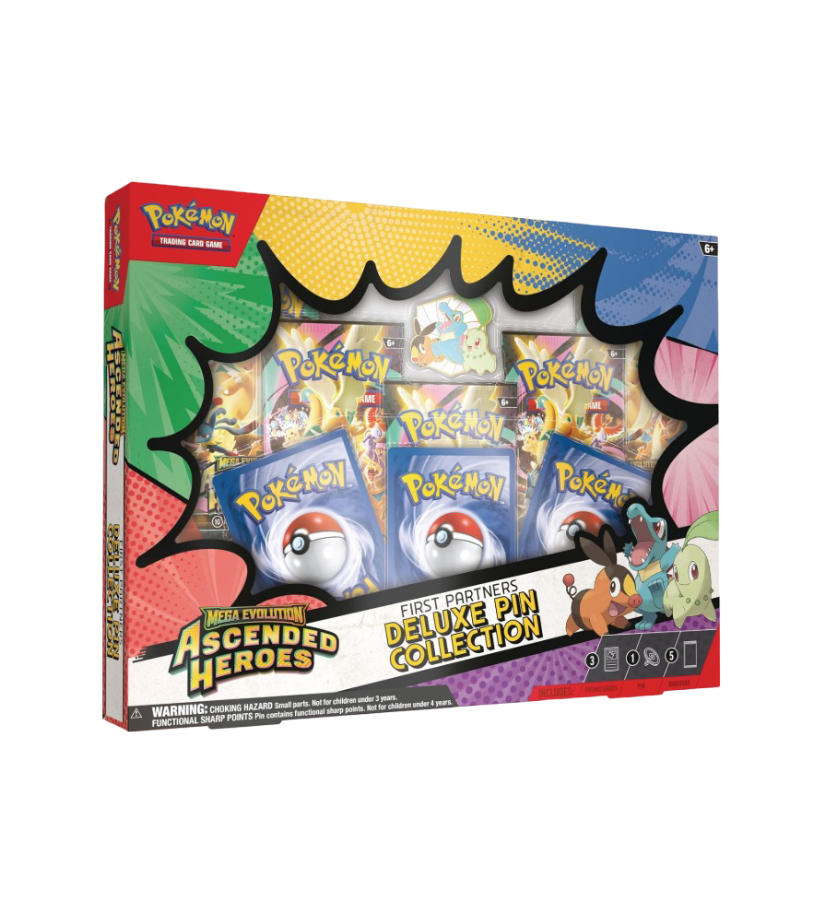 Pokémon TCG: Mega Evolution—Ascended Heroes First Partners Deluxe Pin Collection