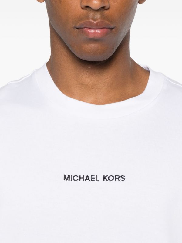 Men's Embroidered Logo Cotton T-Shirt