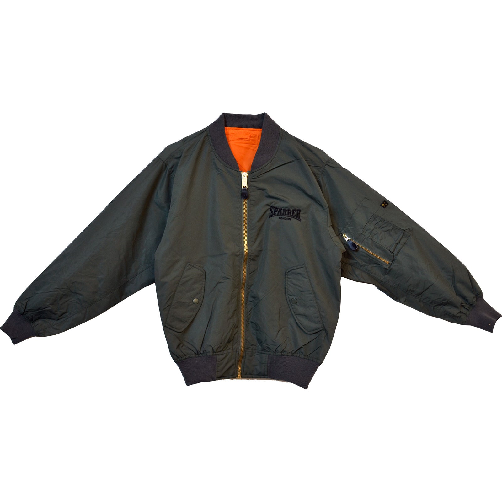 Men's Cock Sparrer: Sparrer London Bomber Jacket (Green)