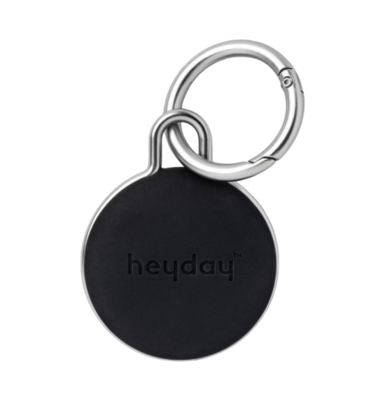 Black AirTag Silicone Keychain